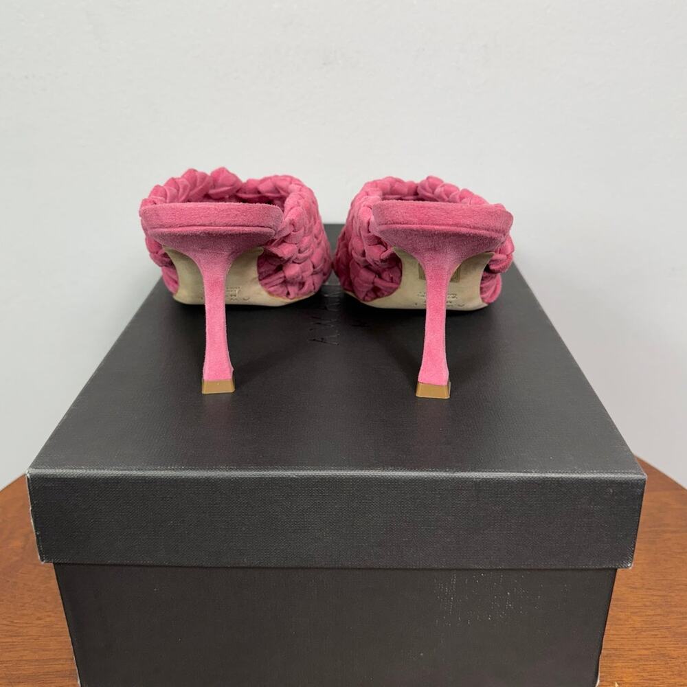New A.W.A.K.E Mode Regina Weaved Mule in Pink Suede Women's Size EU 39 - Picture 10 of 12